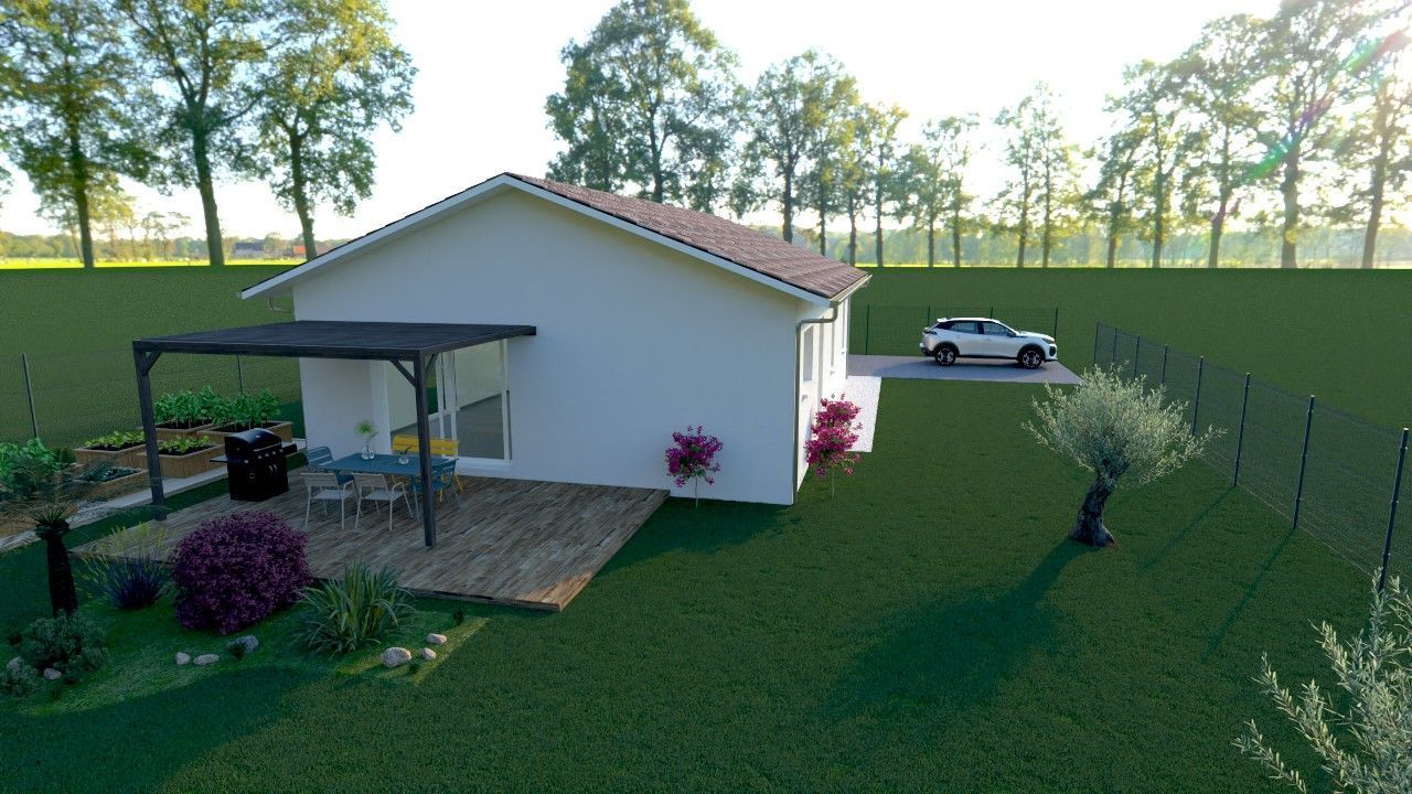 Projet de construction d'une maison 80 m² avec terrain à MAGESCQ (40) - visuel 2