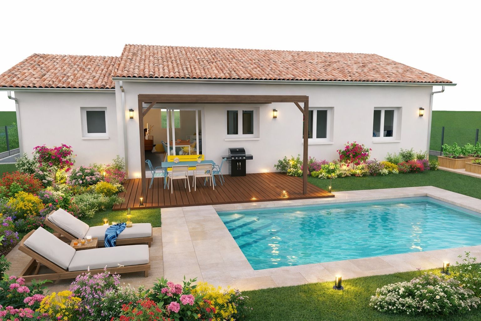 Projet de construction d'une maison 85 m² avec terrain à SAINT-JEAN-DE-MARSACQ (40)
