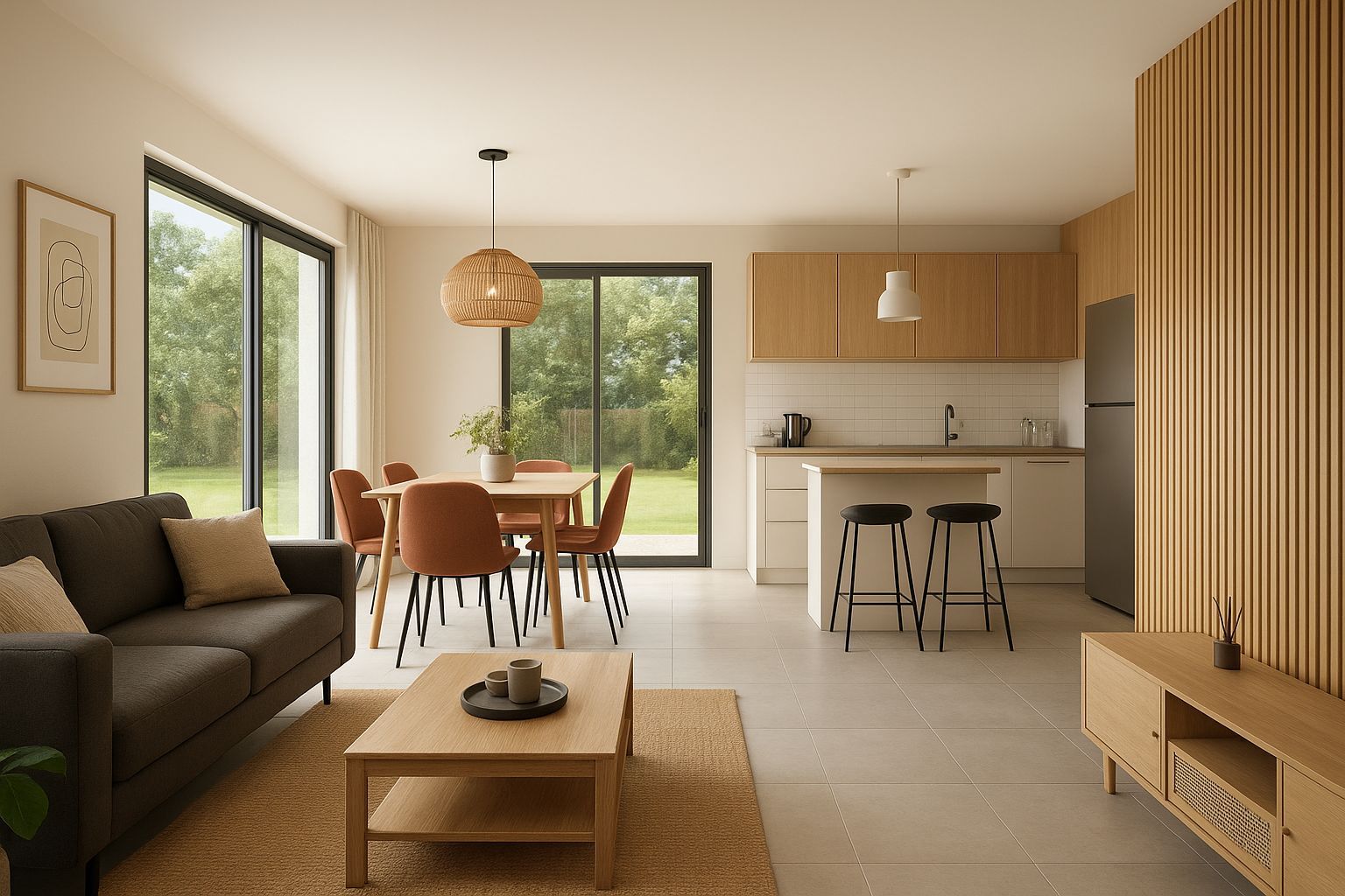 Projet de construction d'une maison 90 m² avec terrain à HINX (40) - visuel 2