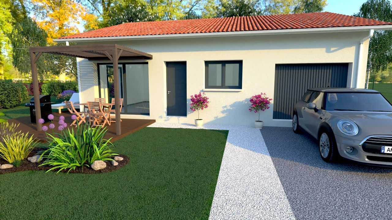 Projet de construction d'une maison 80 m² avec terrain à LALUQUE (40) - visuel 3