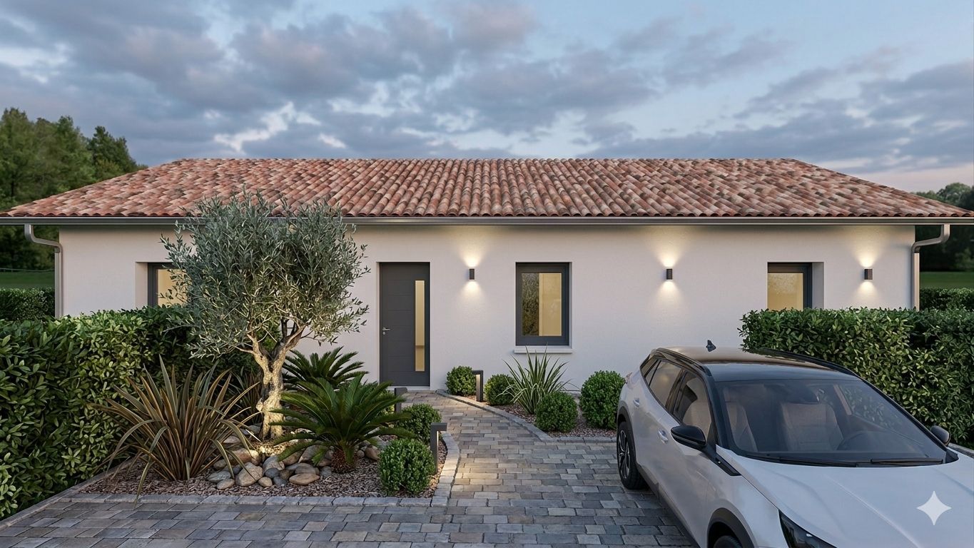 Projet de construction d'une maison 80 m² avec terrain à DAX (40)