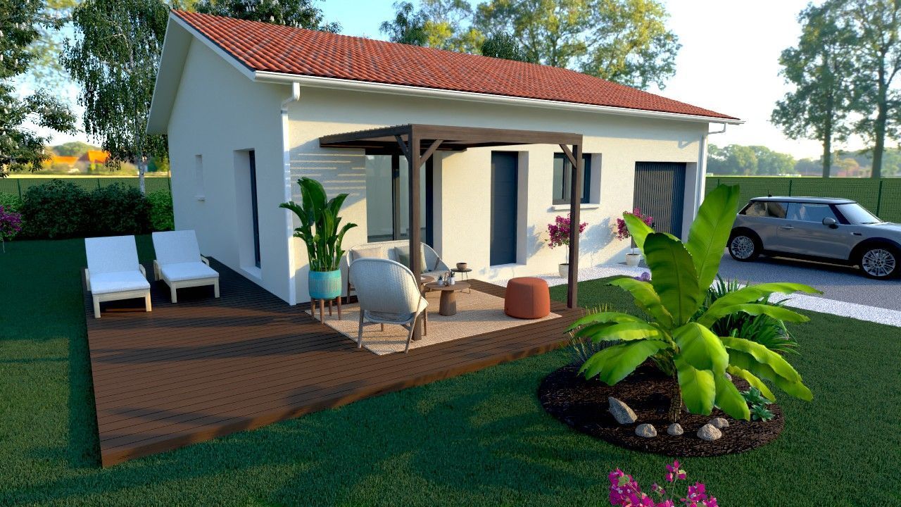 Projet de construction d'une maison 80 m² avec terrain à BAS-MAUCO (40)
