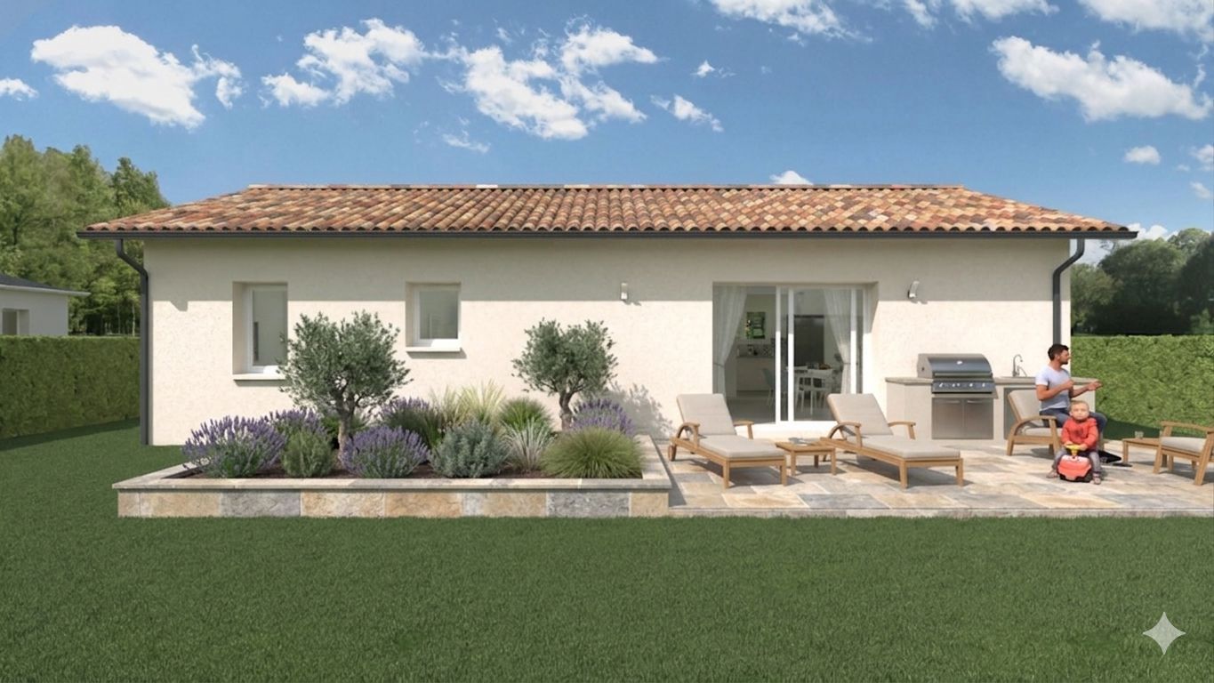 Projet de construction d'une maison 90 m² avec terrain à VIELLE-SAINT-GIRONS (40) - visuel 2