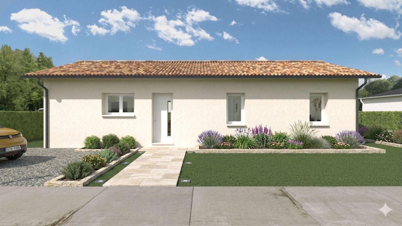 Projet de construction d'une maison 90 m² avec terrain à DAX (40)