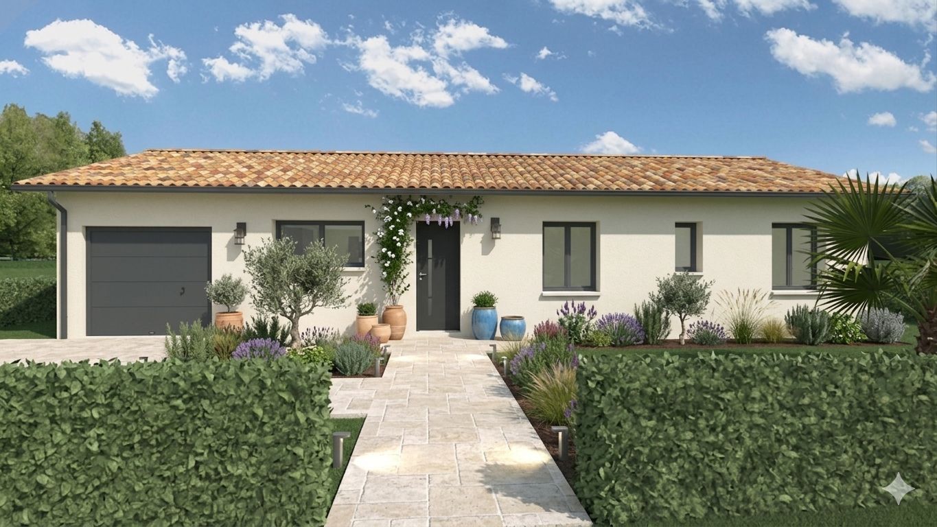 Projet de construction d'une maison 95 m² avec terrain à MONTAUT (40)