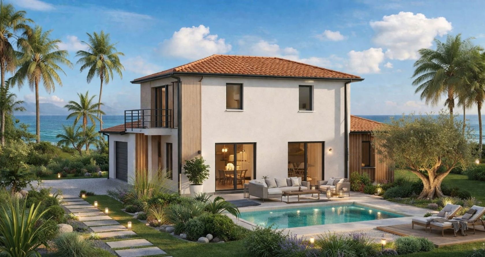 Projet de construction d'une maison 111 m² avec terrain à SEIGNOSSE (40) - visuel 1