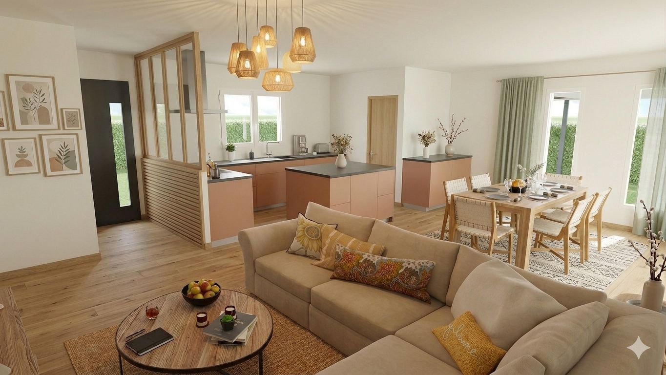 Projet de construction d'une maison 95 m² avec terrain à SAINT-JEAN-DE-MARSACQ (40) - visuel 3
