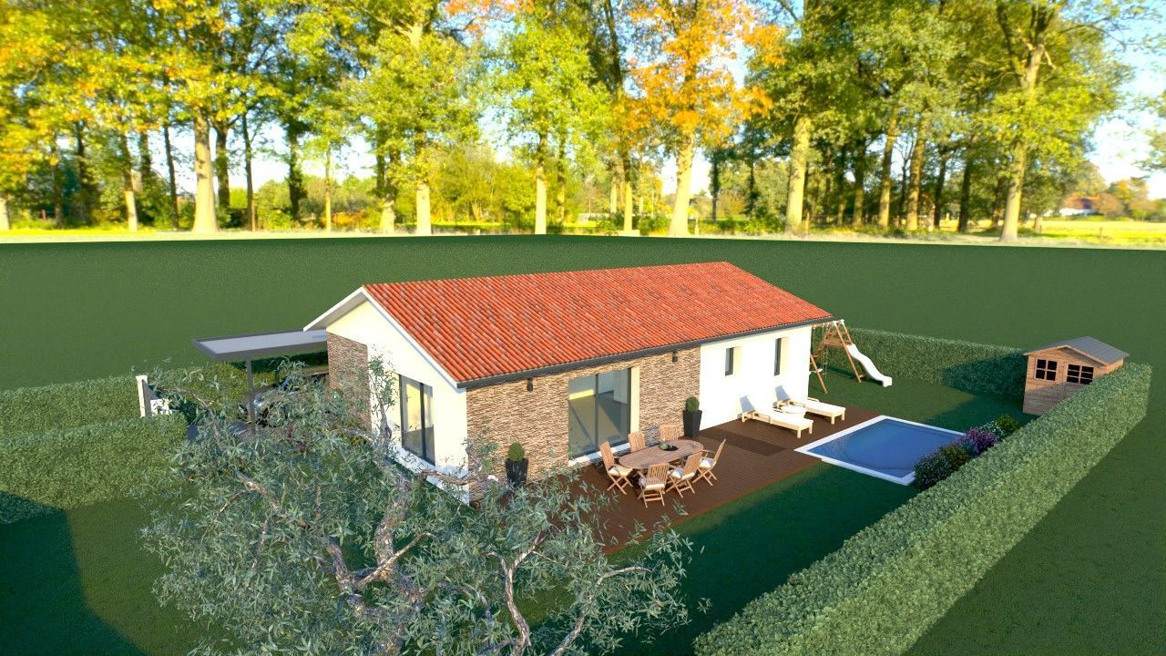 Projet de construction d'une maison 90 m² avec terrain à DAX (40)