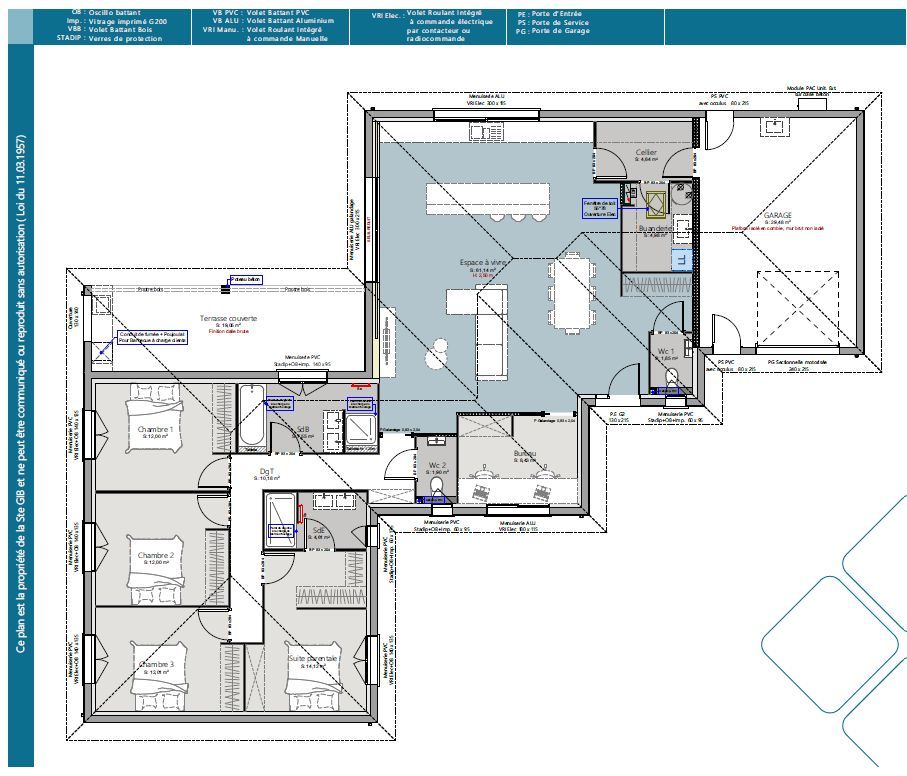 Projet de construction d'une maison 155m² avec terrain à MARTIGNAS-SUR-JALLE (33) - visuel 3