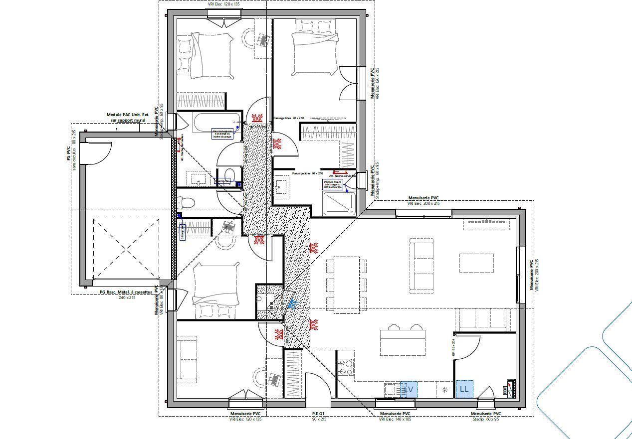 Projet de construction d'une maison 117 m² avec terrain à EYSINES (33)