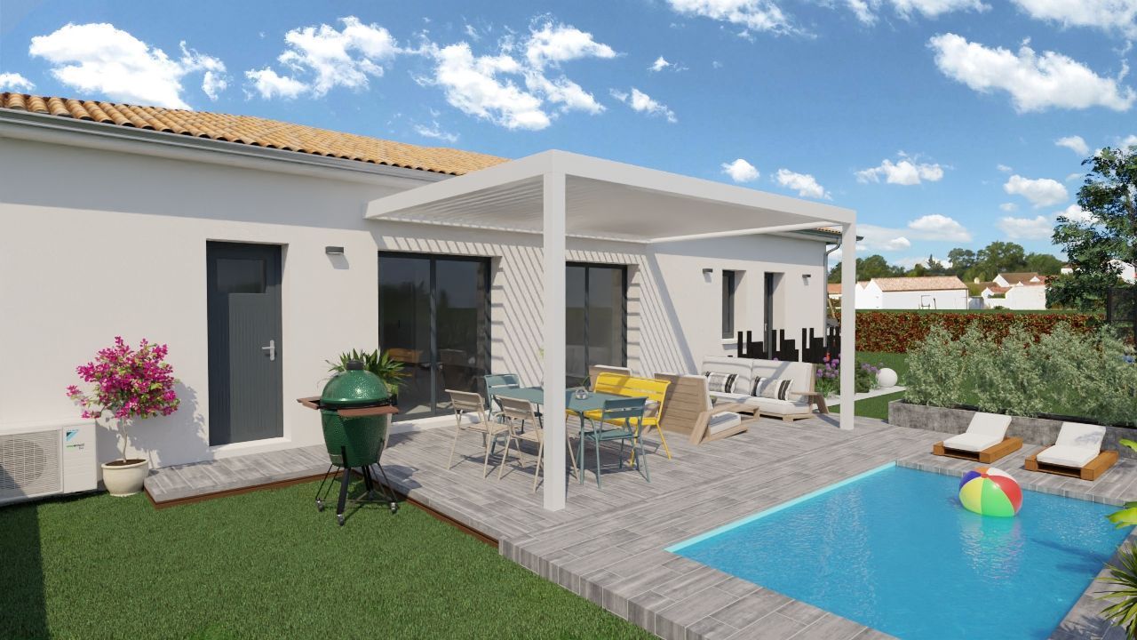 Projet de construction d'une maison 108 m² avec terrain à SAINT-MEDARD-EN-JALLES (33) - visuel 1
