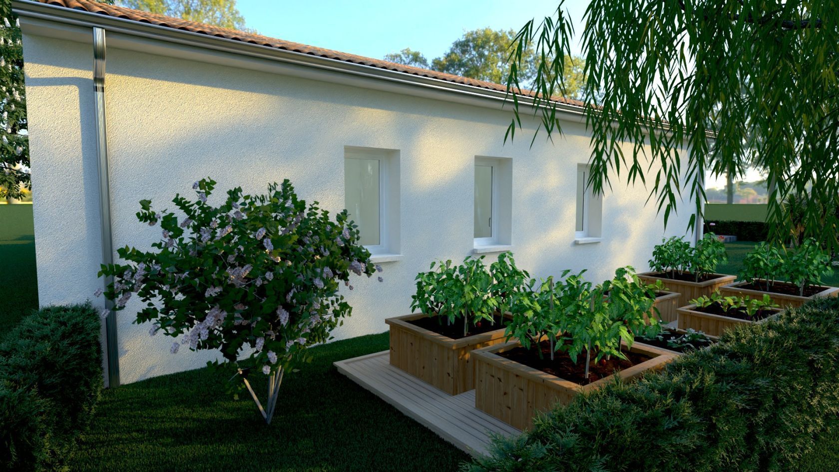 Projet de construction d'une maison 91 m² avec terrain à LE TAILLAN-MEDOC (33) - visuel 3