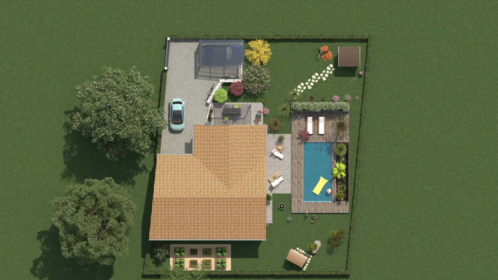 Projet de construction d'une maison 91 m² avec terrain à LE TAILLAN-MEDOC (33) - visuel 5