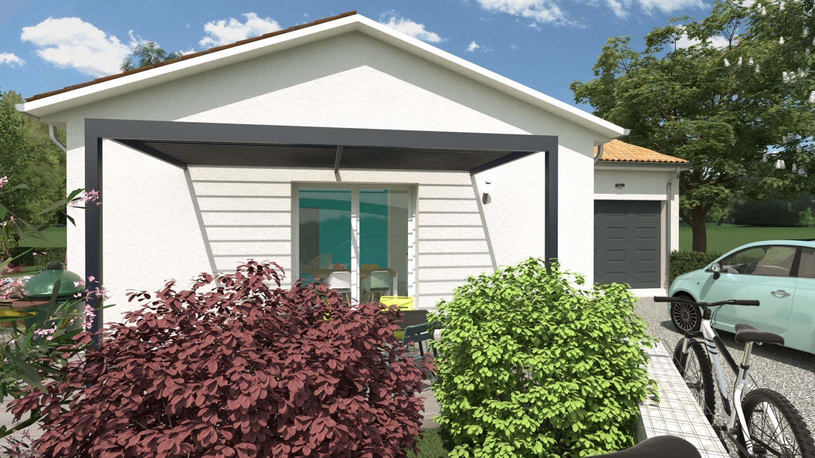 Projet de construction d'une maison 91 m² avec terrain à LE TAILLAN-MEDOC (33) - visuel 6