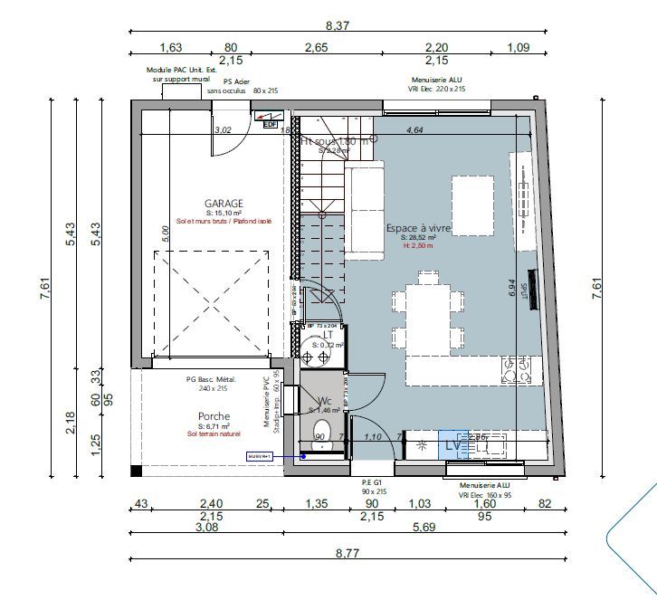 Projet de construction d'une maison 82 m² avec terrain à BEGLES (33) - visuel 3