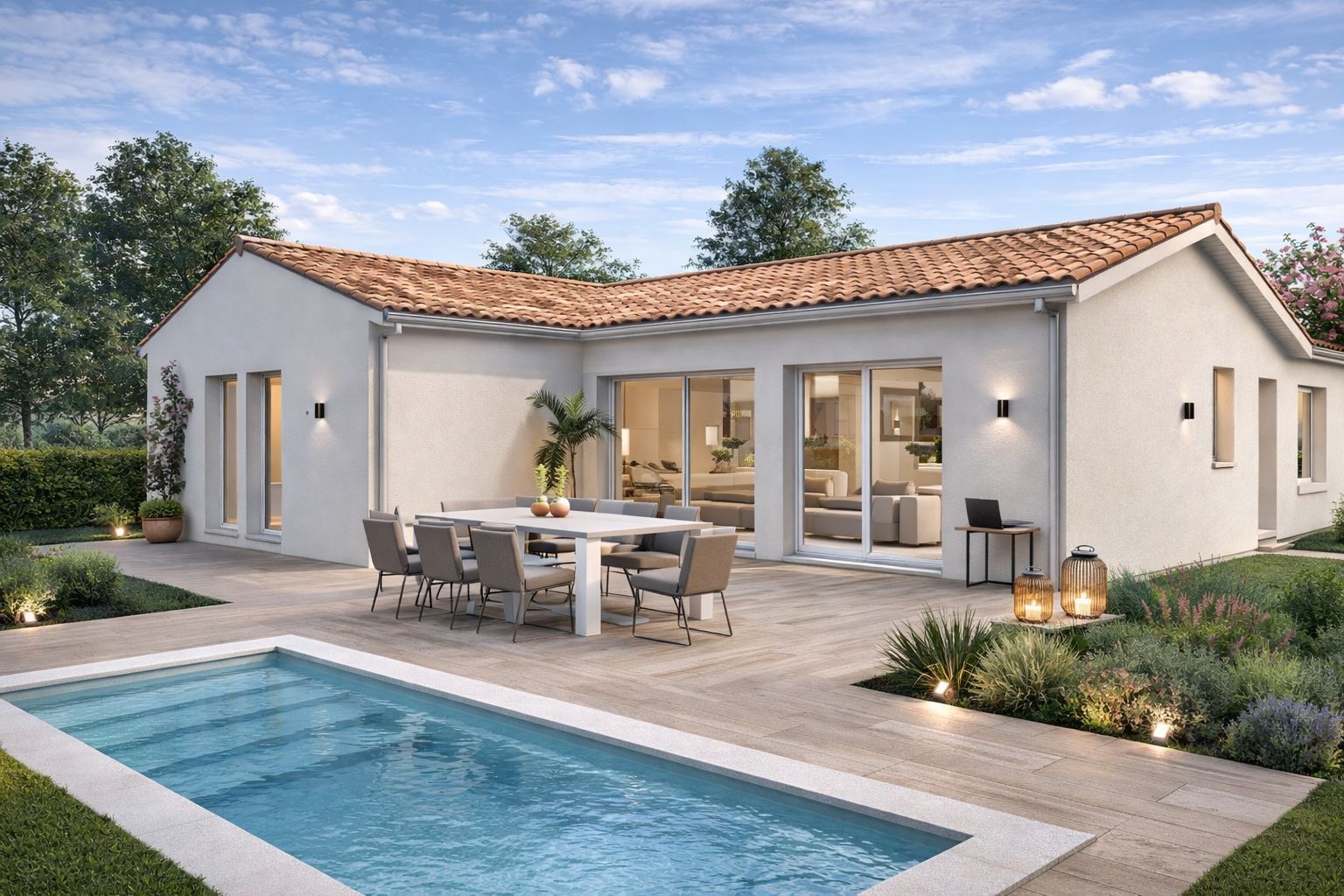 Projet de construction d'une maison 90 m² avec terrain à SAINTES (17)