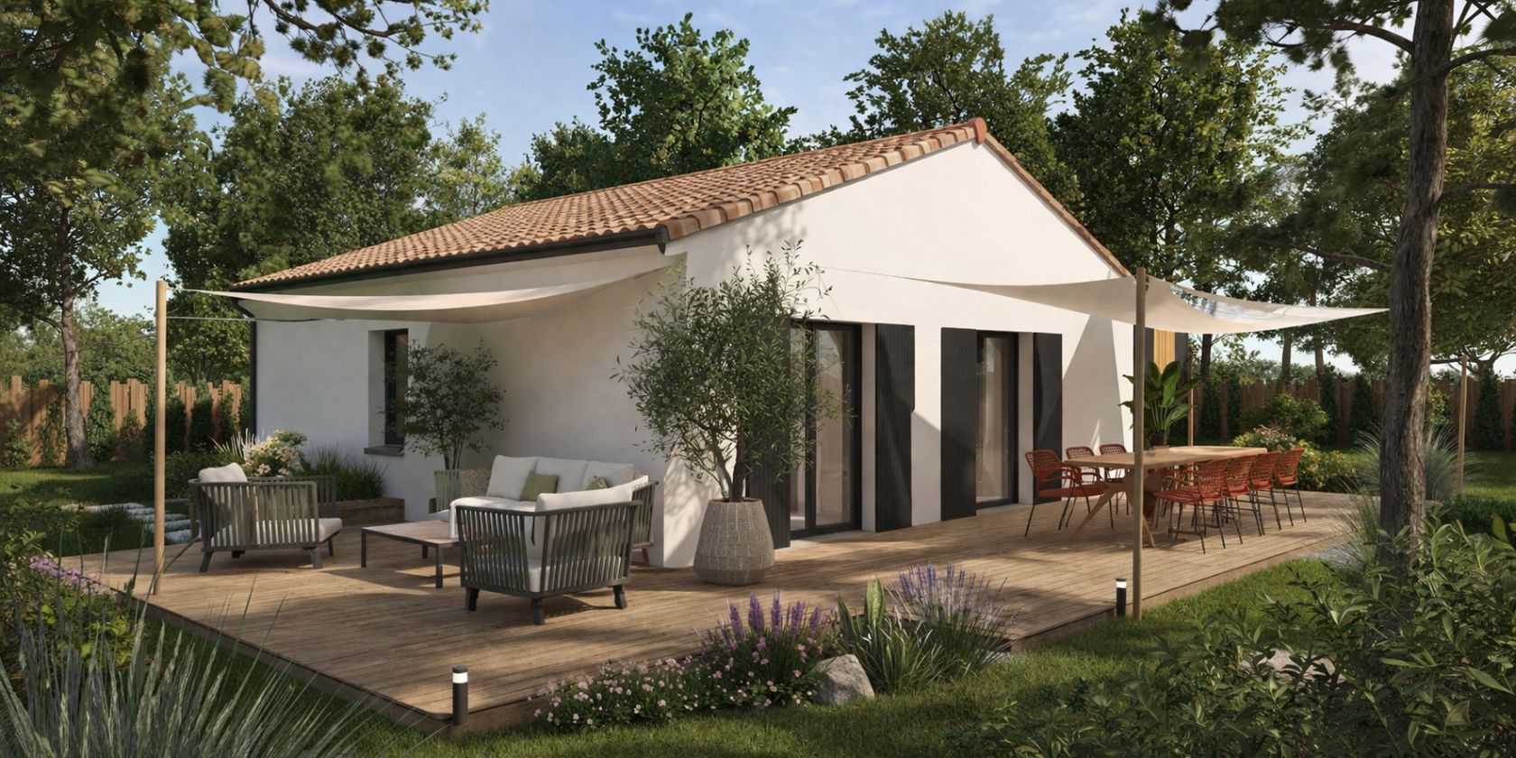 Projet de construction d'une maison 70 m² avec terrain à MEDIS (17) - visuel 3