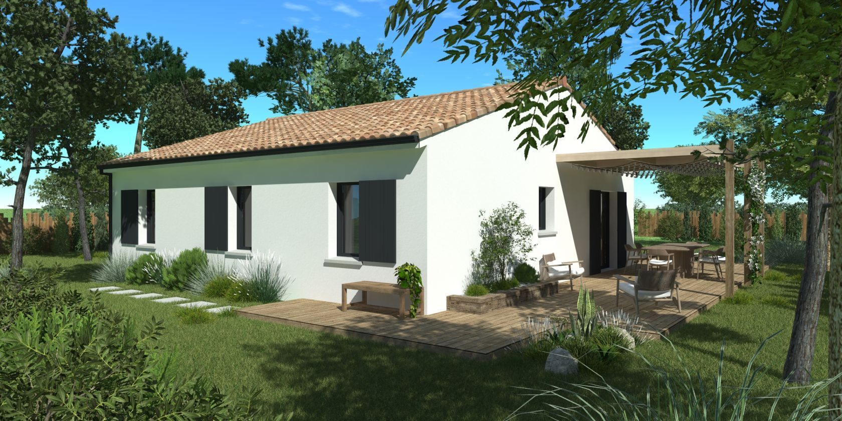 Projet de construction d'une maison 60 m² avec terrain à VAUX-SUR-MER (17)