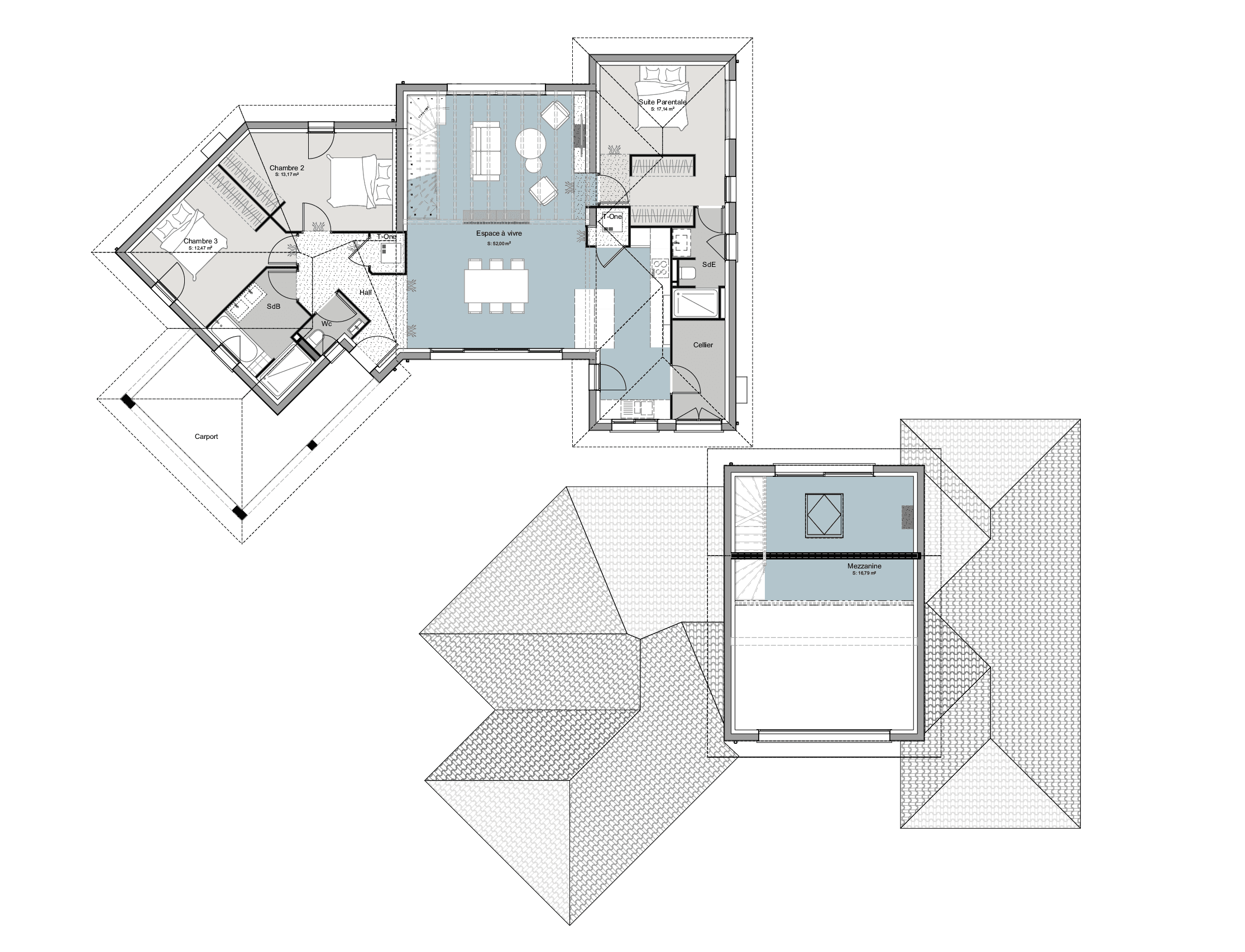 NOS PLANS & MAISONS étage