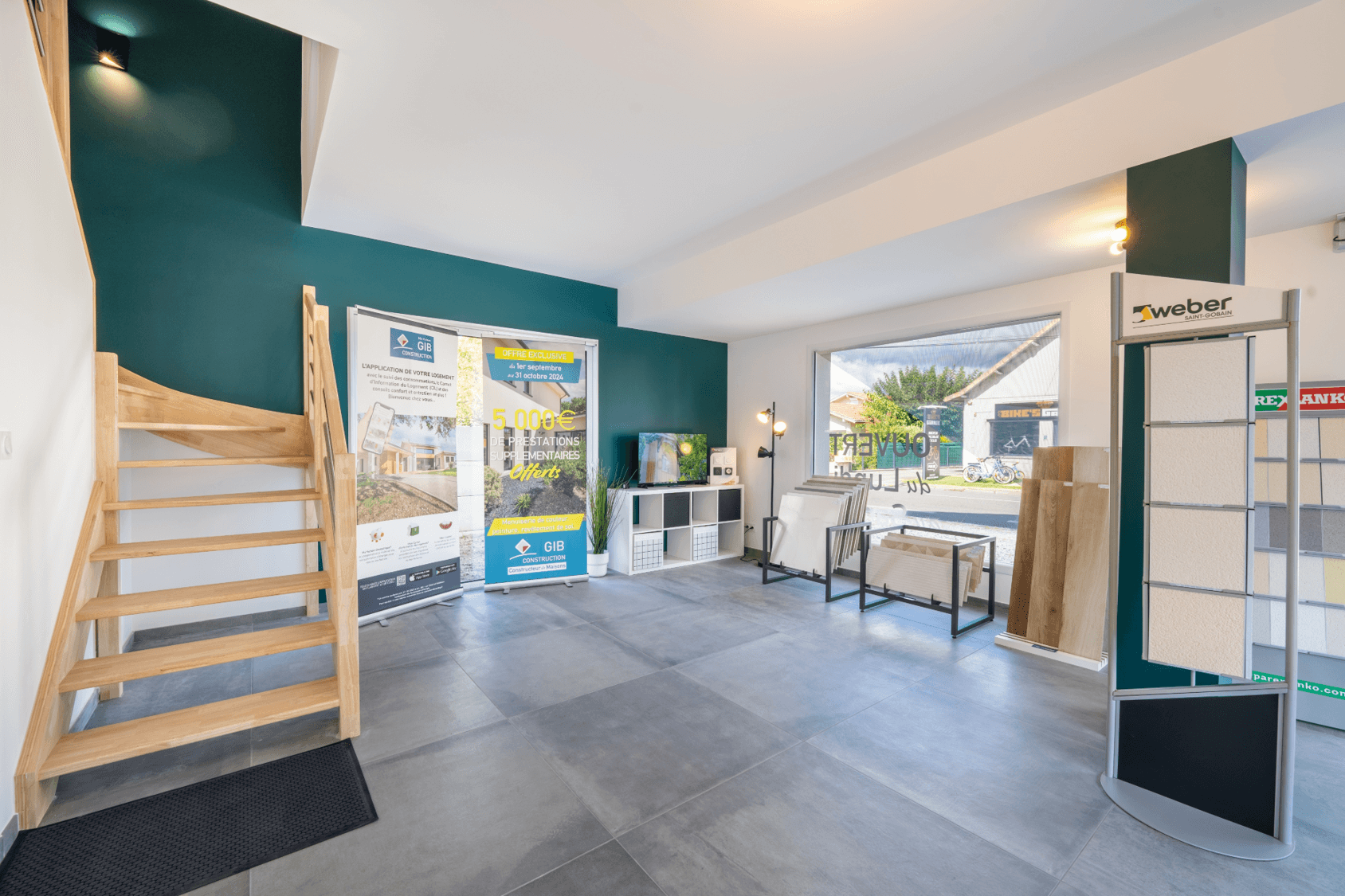 Nos pavillons d'exposition GIB Construction