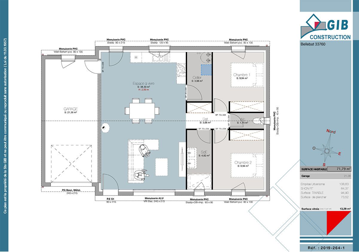 Petite maison idéale petit budget - plan