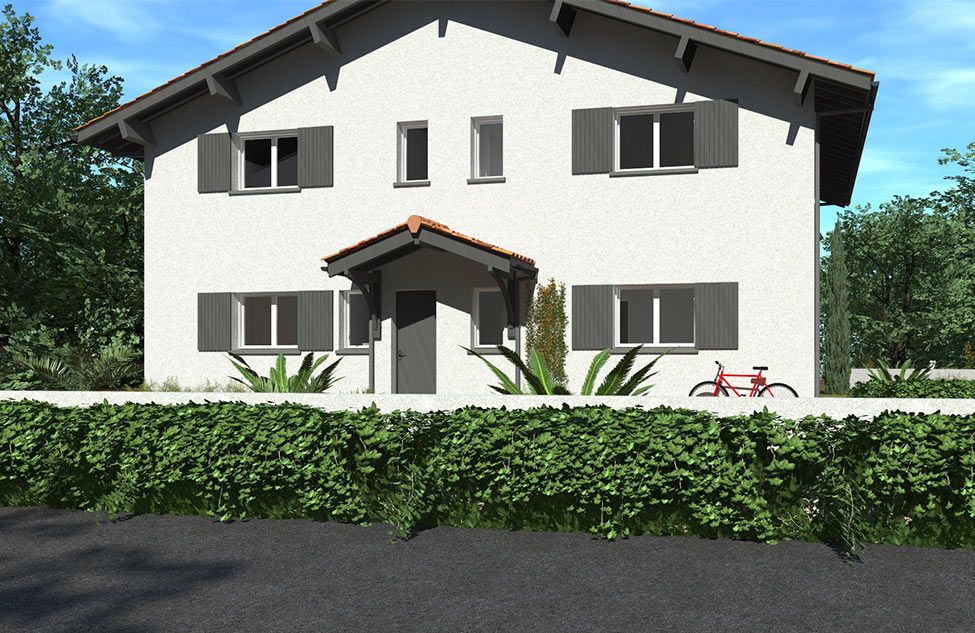 Maison landaise sur mesure à étage - visuel 2
