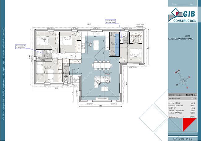 MAISON 4 CHAMBRES AVEC SUITE PARENTALE - plan