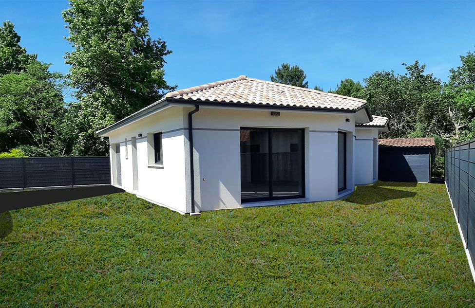 Maison en L atypique 3 chambres - visuel 2